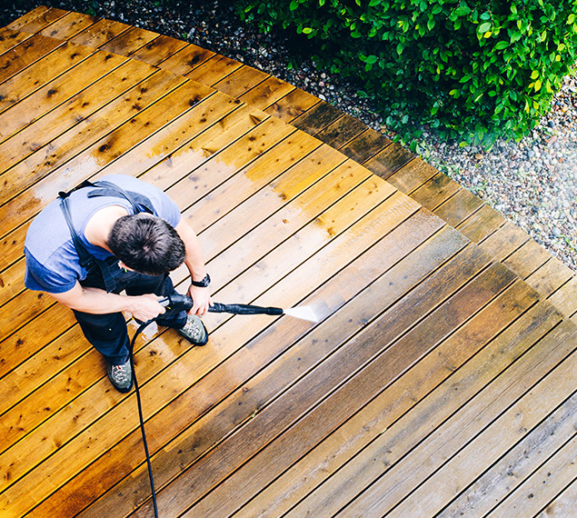 pressure washing