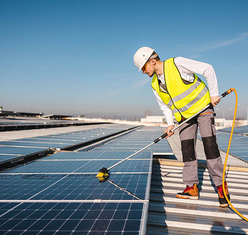 Solar Panel Cleaning in Alberta