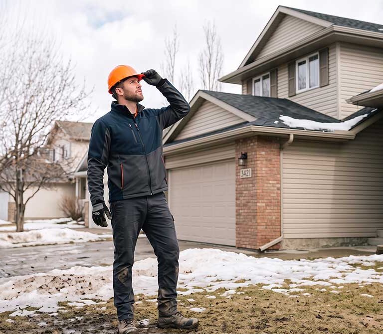 Gutter Cleaning In Edmonton After Snowmelt
