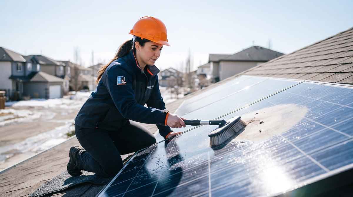 Check Solar Panels After Pollen, Dust, or Bird Droppings Build Up