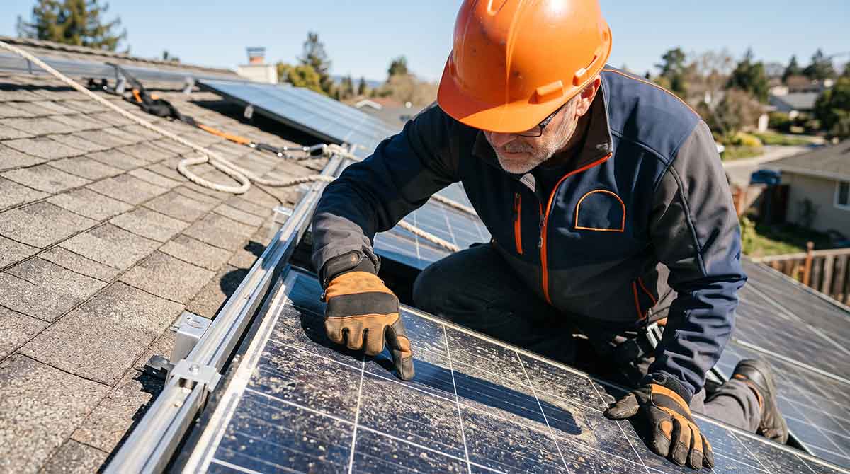 Check Solar Panels for Dust, Pollen, and Bird Droppings